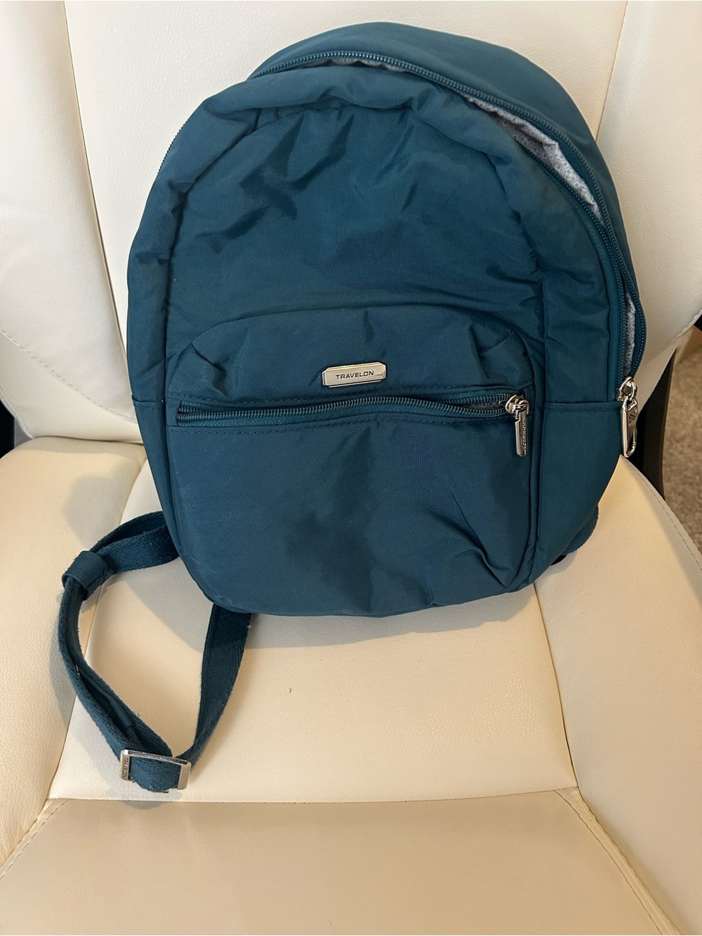 Travelon Deep Teal Compact Nylon Backpack